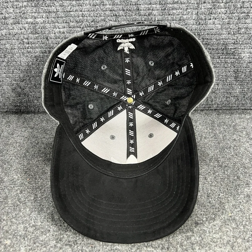 Adidas Originals Hat‎ Cap Mens Gray Snap Back Adjustable Golf Outdoor Casual